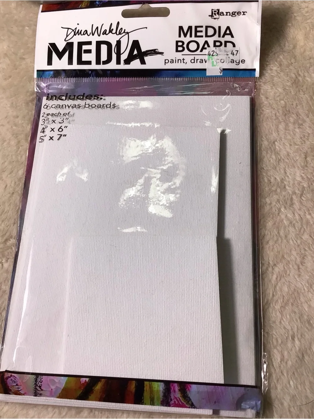 Media Board - Canvas Boards - White